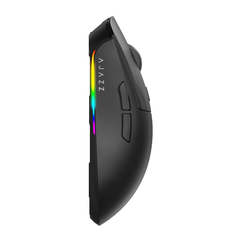 Ajazz AJ139 Max Tri-Mode Gaming Mouse (Black, White)
