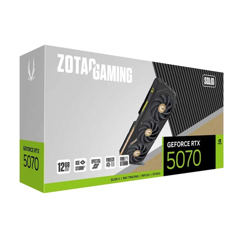 Zotac Gaming GeForce RTX 5070 Solid 12GB GDDR7 Graphics Card (ZT-B50700D-10P)