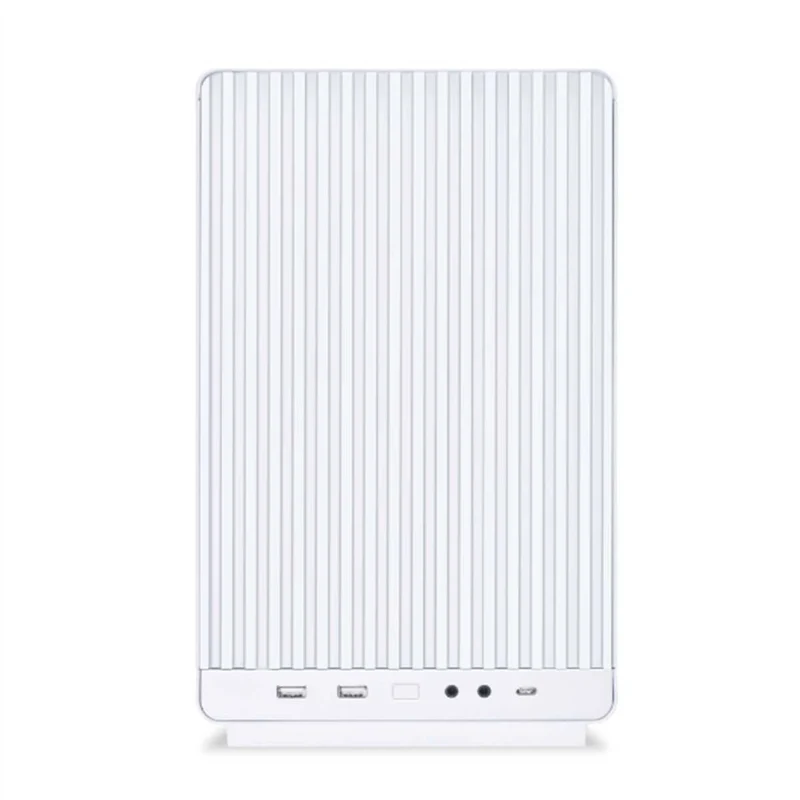Lian Li A3-mATX-WDG Wooden Panel/Side Glass 26.3L Micro Form Factor PC Case (Black, White)