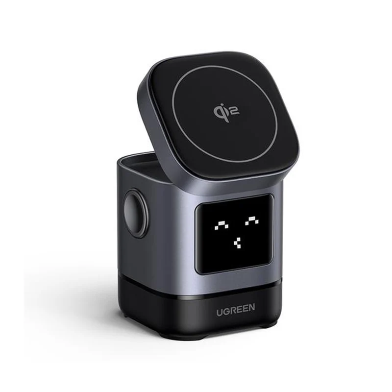 Ugreen Uno Robot 2-in-1 15W Magnetic Wireless Charger for iPhone & AirPods (W709/45775)