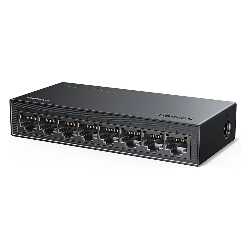 Ugreen 8-Port Gigabit Ethernet Switch Black (CM834/35499US)