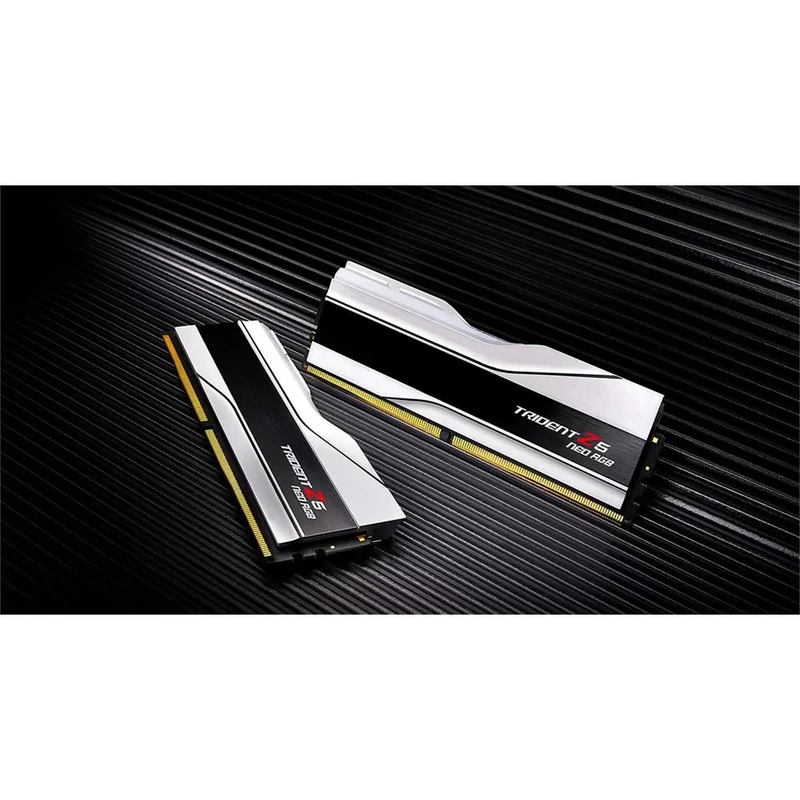 G.Skill Trident Z5 Neo RGB DDR5 32GB (2x16GB) 8000 MT/s CL38-48-48-128 1.45V AMD EXPO Desktop Memory (Matte White) (F5-8000J3848H16GX2-TZ5NRW)