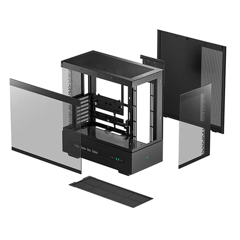 Deepcool CH690 Digital ATX Mid-Tower PC Case (Black, White) (R-CH690-BKNNA0D-G-1, R-CH690-WHNNA0D-G-1)