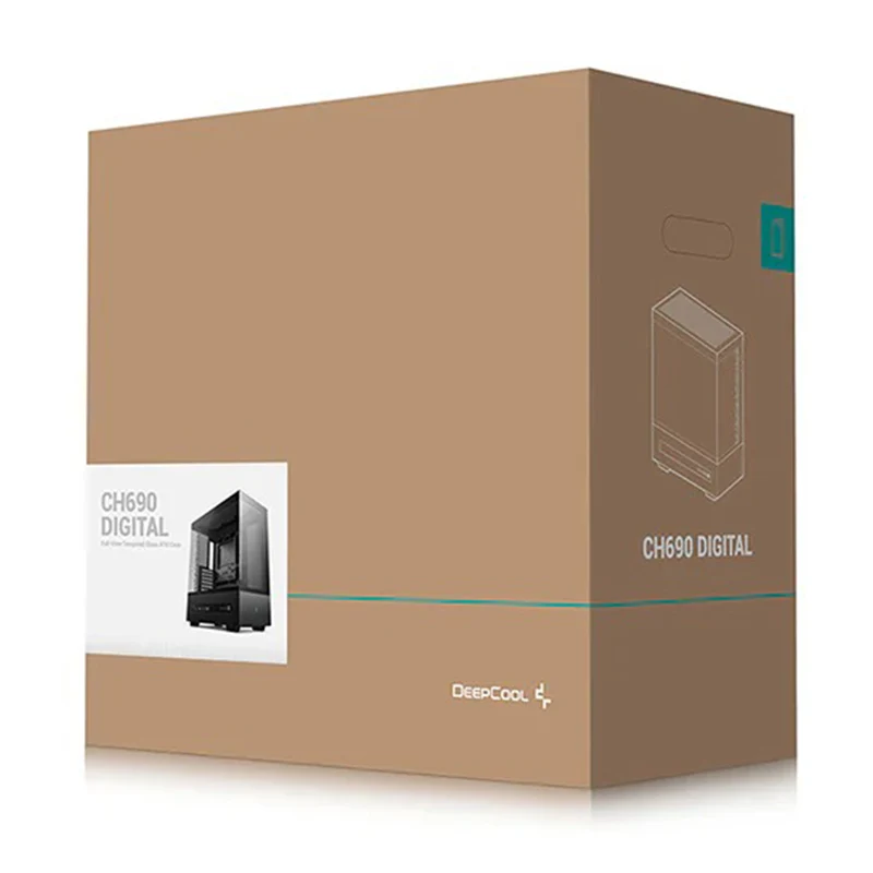 Deepcool CH690 Digital ATX Mid-Tower PC Case (Black, White) (R-CH690-BKNNA0D-G-1, R-CH690-WHNNA0D-G-1)