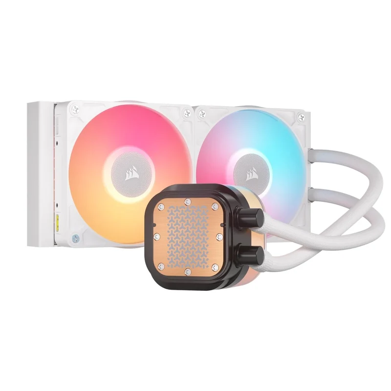 Corsair iCue Link Titan 240 RX LCD Liquid CPU Cooler (White) (CW-9061025-WW)