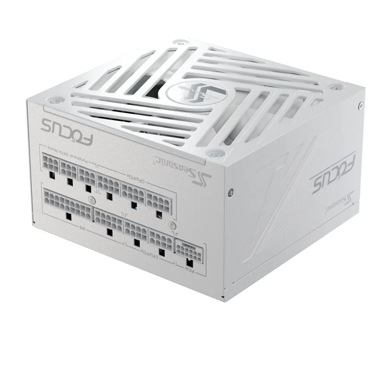 Seasonic Focus GX-1000 ATX 3 1000W 80+ Gold ATX 3.1 & PCIe Gen 5 Fully Modular Power Supply (White) (SRP-FGX102-A5A32SF)