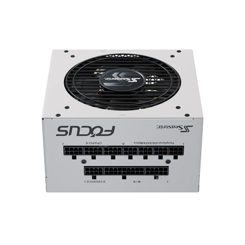 Seasonic Focus GX-750 ATX 3 750W 80+ Gold ATX 3.1 & PCIe Gen 5 Fully Modular Power Supply (White) (SRP-FGX751-A5A32SF)