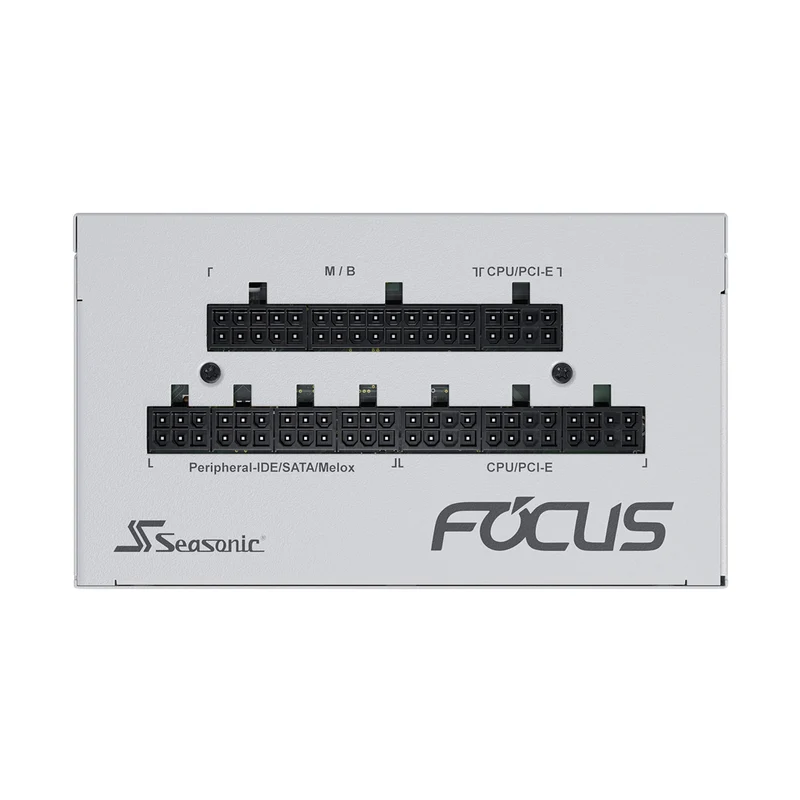 Seasonic Focus GX-750 ATX 3 750W 80+ Gold ATX 3.1 & PCIe Gen 5 Fully Modular Power Supply (White) (SRP-FGX751-A5A32SF)