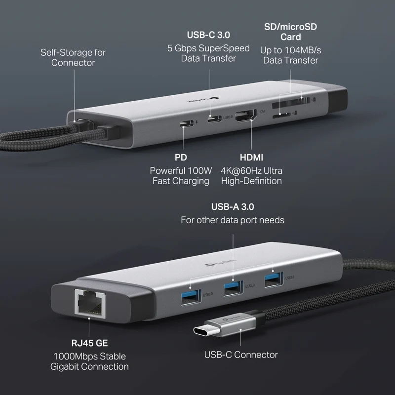 TP-Link UH9120C USB Type-C 9-in-1 Hub