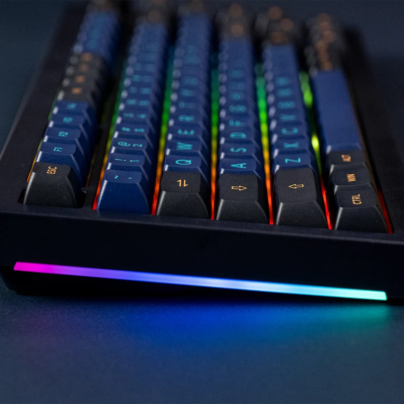 Akko Horizon 5075B Plus Multi-Mode RGB Hot-Swappable Mechanical Keyboard (Akko V3 Cream Yellow Pro)