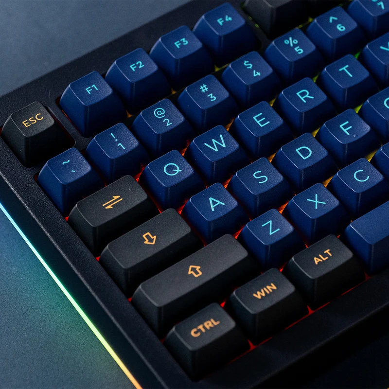 Akko Horizon 5075B Plus Multi-Mode RGB Hot-Swappable Mechanical Keyboard (Akko V3 Cream Yellow Pro)