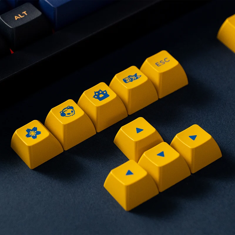 Akko Horizon 5075B Plus Multi-Mode RGB Hot-Swappable Mechanical Keyboard (Akko V3 Cream Yellow Pro)