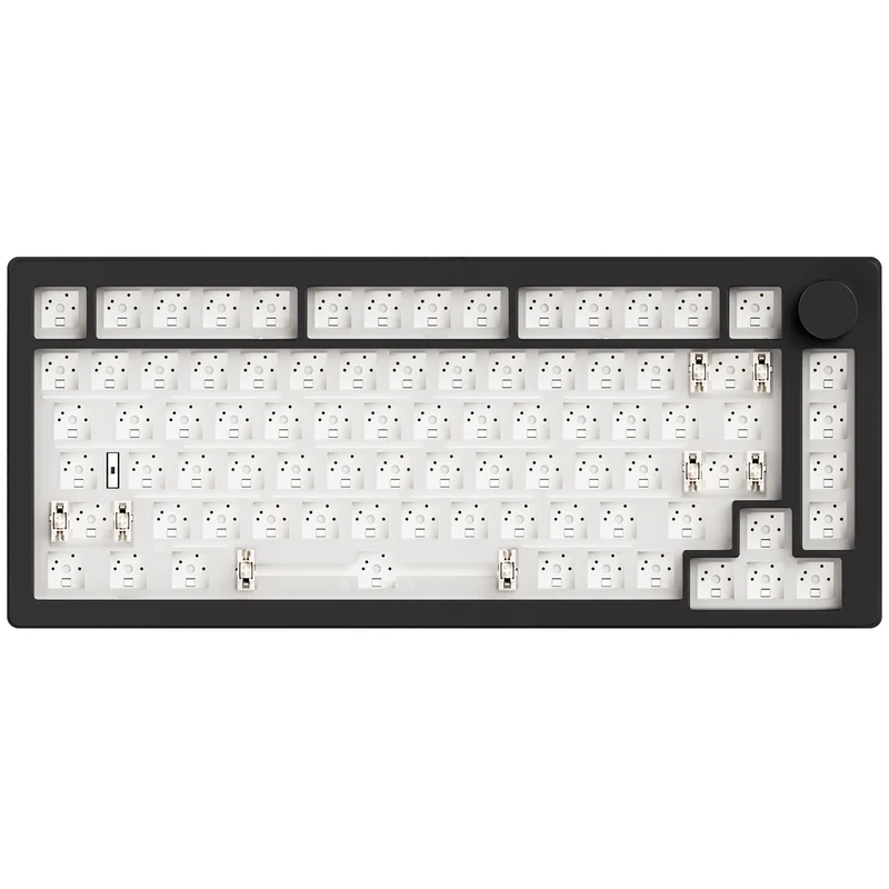 MonsGeek M1 V5 VIA Barebone DIY Kit Aluminum Case Multi-Mode RGB Hot-Swappable Mechanical Keyboard (Dark Night)