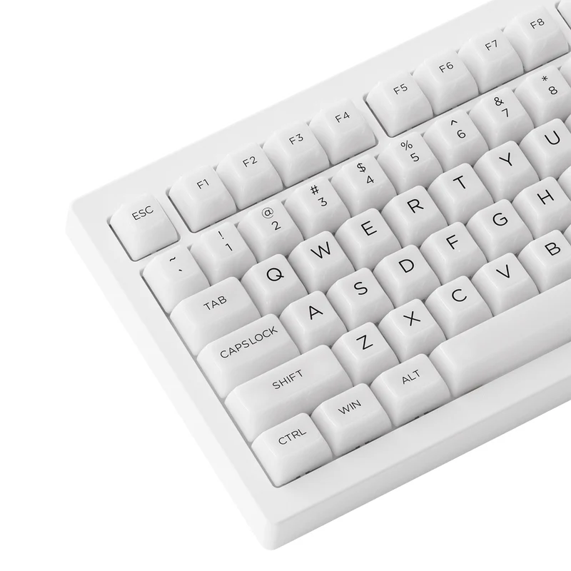 Akko 5075B Plus ASA Clear Multi-Mode RGB Hot-Swappable Mechanical Keyboard White (Akko V3 Piano Pro Switch Special Version)