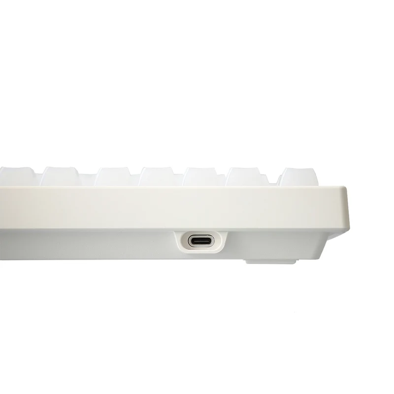 Akko 5075B Plus ASA Clear Multi-Mode RGB Hot-Swappable Mechanical Keyboard White (Akko V3 Piano Pro Switch Special Version)