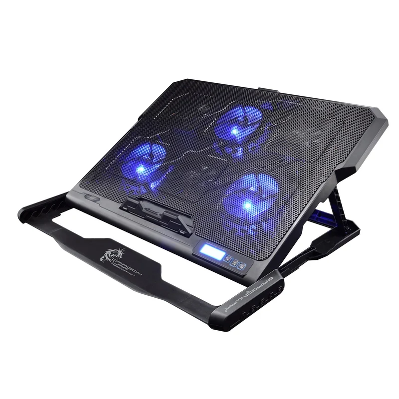 Dragonwar Cooler Professional Gaming Cooler Fan with Back Light (G-HW-002-BLK)