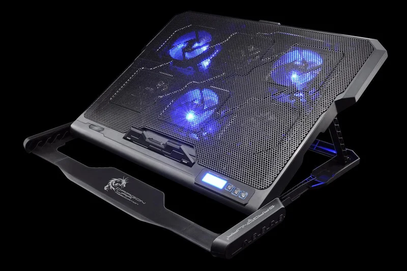 Dragonwar Cooler Professional Gaming Cooler Fan with Back Light (G-HW-002-BLK)