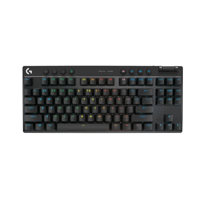 Logitech G Pro X TKL Lightspeed Gaming Keyboard (GX Brown Tactile) (White, Black, Magenta)