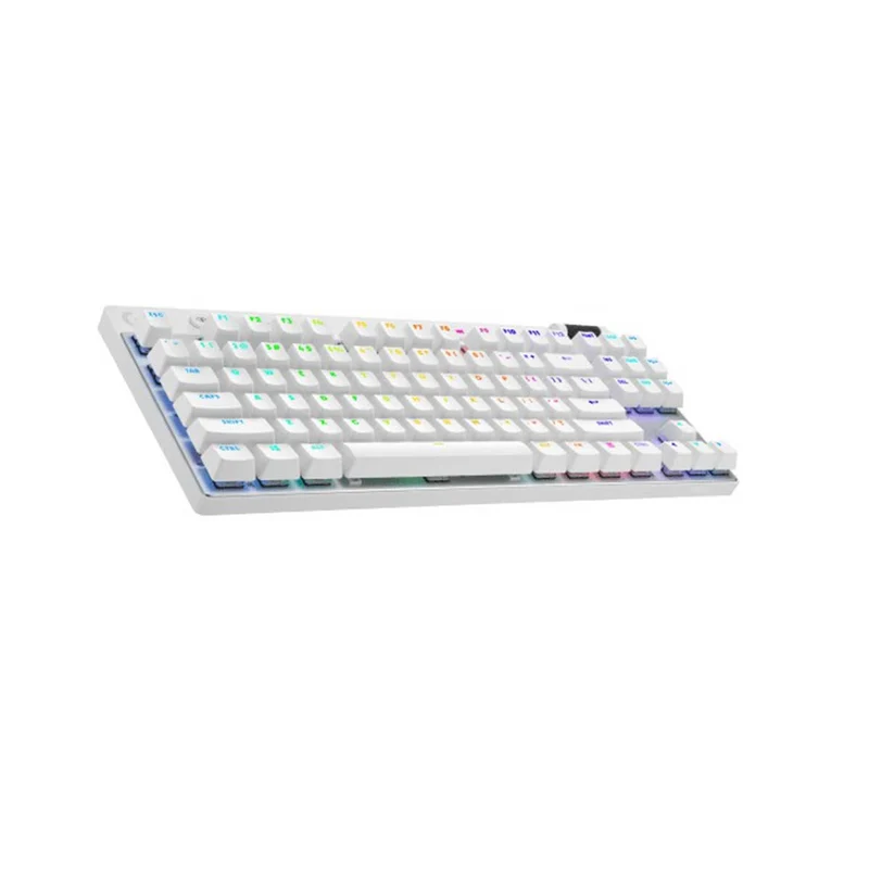Logitech G Pro X TKL Lightspeed Gaming Keyboard (GX Brown Tactile) (White, Black, Magenta)