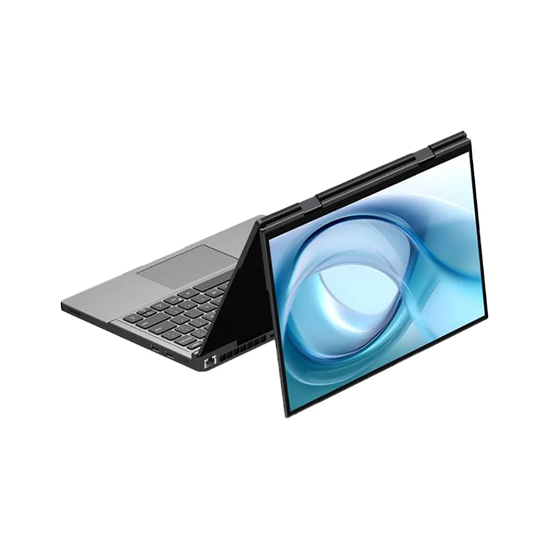GPD DUO 13.3" Dual-Screen OLED Aurora Full Screen 2880x1800 WQXGA+ Resolution | AMD Ryzen AI 9 HX 370 | AMD Radeon 890M | 32GB RAM + 1TB SSD | Windows 11 Home Ultra-Portable Laptop + GPD DUO Protection Case Bag