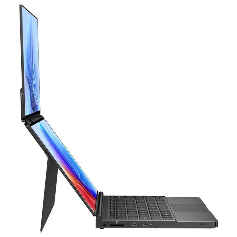 GPD DUO 13.3" Dual-Screen OLED Aurora Full Screen 2880x1800 WQXGA+ Resolution | AMD Ryzen AI 9 HX 370 | AMD Radeon 890M | 32GB RAM + 1TB SSD | Windows 11 Home Ultra-Portable Laptop + GPD DUO Protection Case Bag