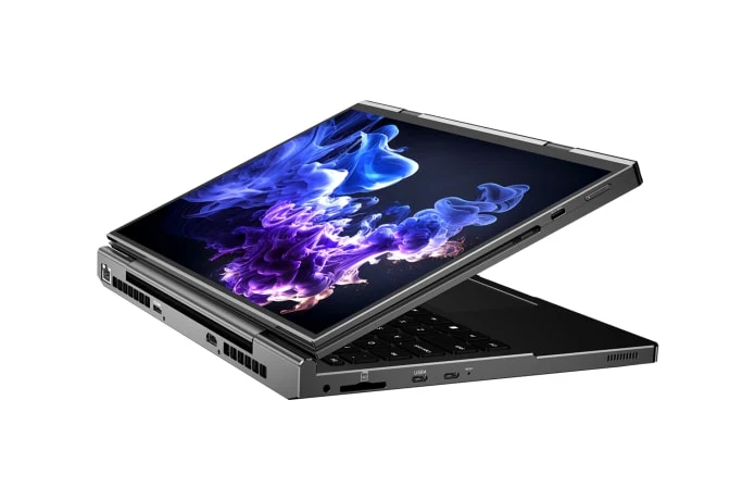 GPD DUO 13.3" Dual-Screen OLED Aurora Full Screen 2880x1800 WQXGA+ Resolution | AMD Ryzen AI 9 HX 370 | AMD Radeon 890M | 32GB RAM + 1TB SSD | Windows 11 Home Ultra-Portable Laptop + GPD DUO Protection Case Bag