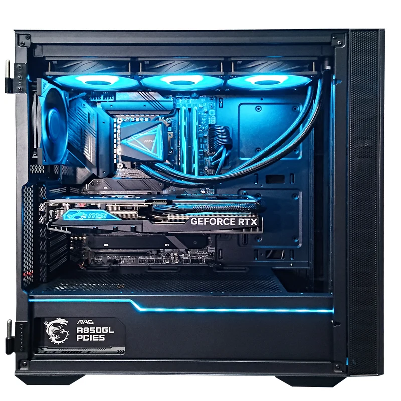Ultra MPG Quietude 100S Black Desktop Gaming PC | Intel i9 14900 | 64GB RAM | 2TB SSD | RTX 4070 Ti | Windows 11 Pro