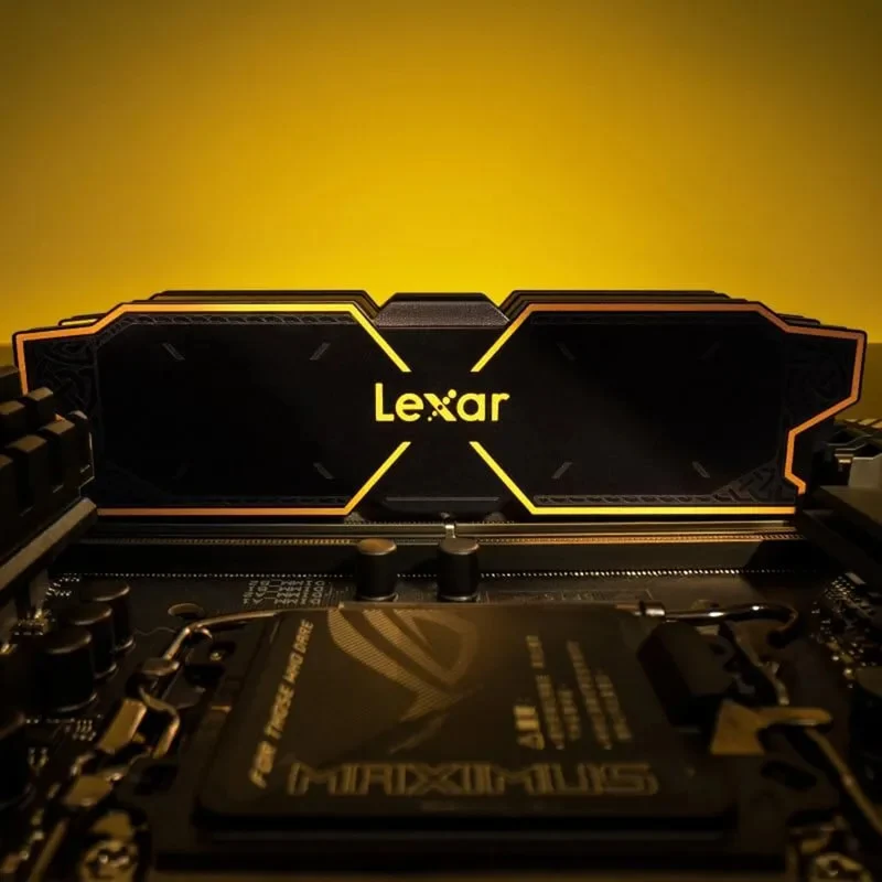 Lexar Thor DDR5 OC 16GB (2x8GB) 6000MT/s CL38 1.35V 288-Pin Desktop Memory (LD5U08G60C38LG-RGD)