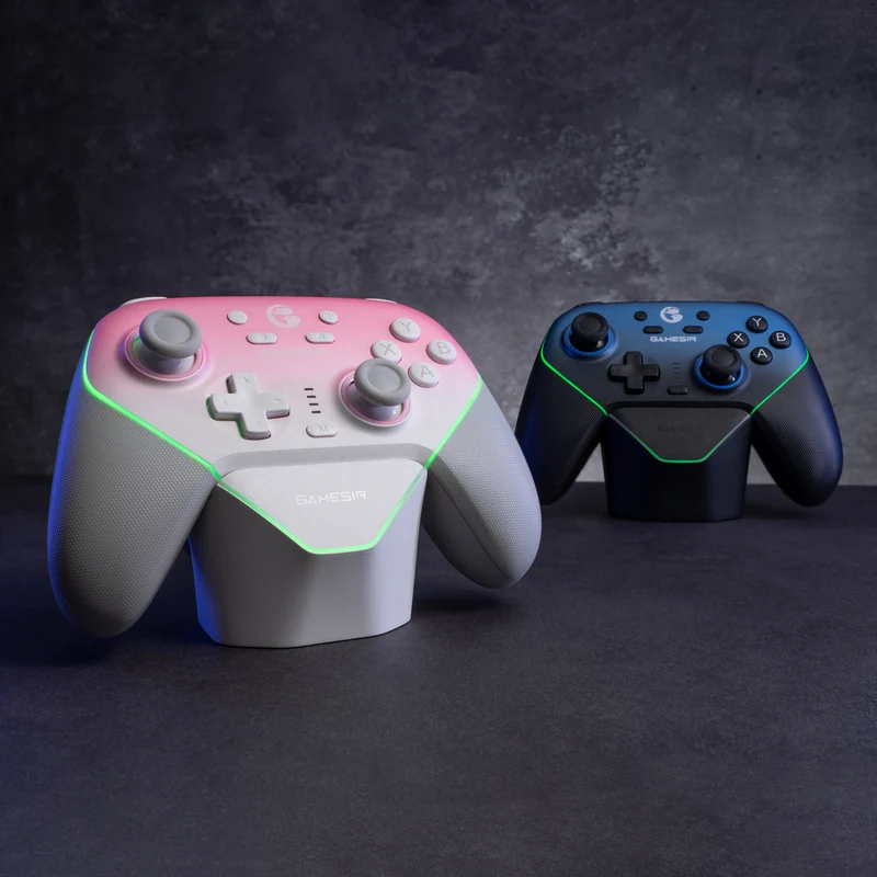 Gamesir T4n Pro Super Nova Multi-Platform Wireless Game Controller (Blue/Black, Pink/White)