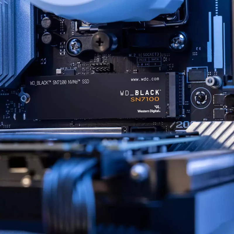 WD Black SN7100 500GB NVMe PCIe Gen 4.0 M.2 2280 6800MB/s Read Speed Internal Gaming SSD (WDS500G4X0E)