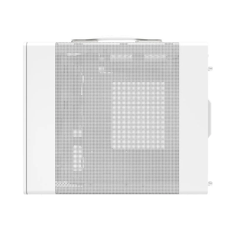 DarkFlash WD200 Wood Edition M-ATX PC Case (Black, White)