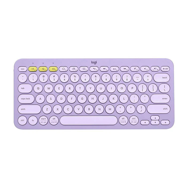 Logitech K380 Multi-Device Bluetooth Keyboard (Lavender)