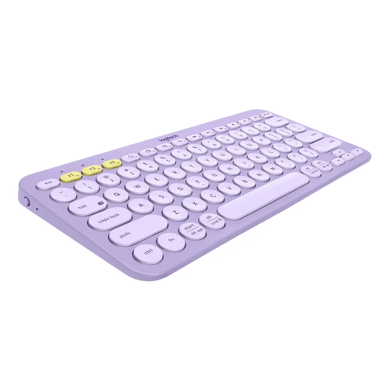 Logitech K380 Multi-Device Bluetooth Keyboard (Lavender)