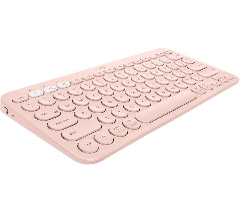 Logitech K380 Multi-Device Bluetooth Keyboard (Rose)