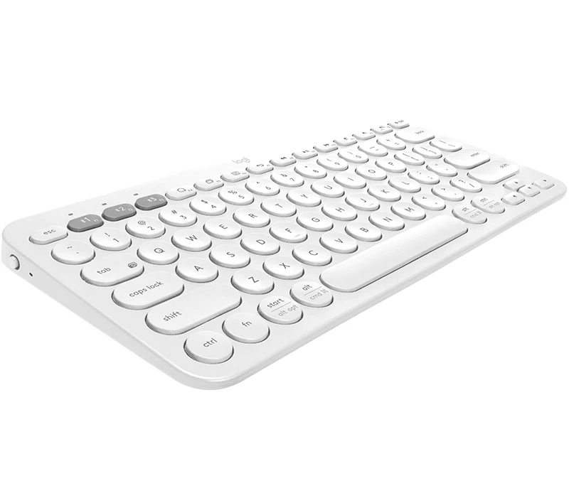 Logitech K380 Multi-Device Bluetooth Keyboard (White)