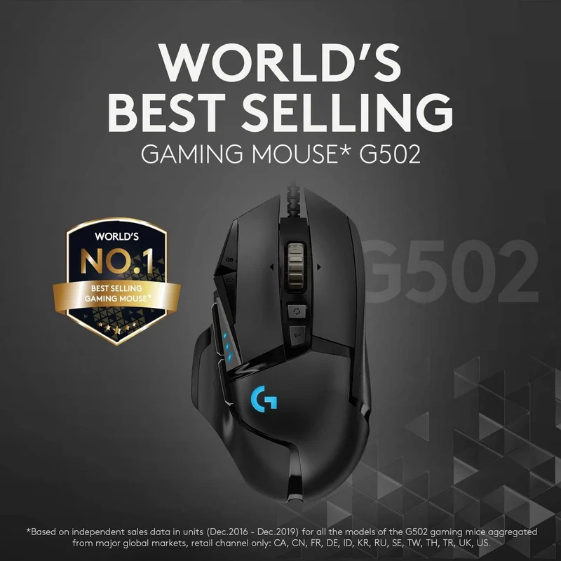 Logitech G502 Hero High Performance Gaming Mouse
