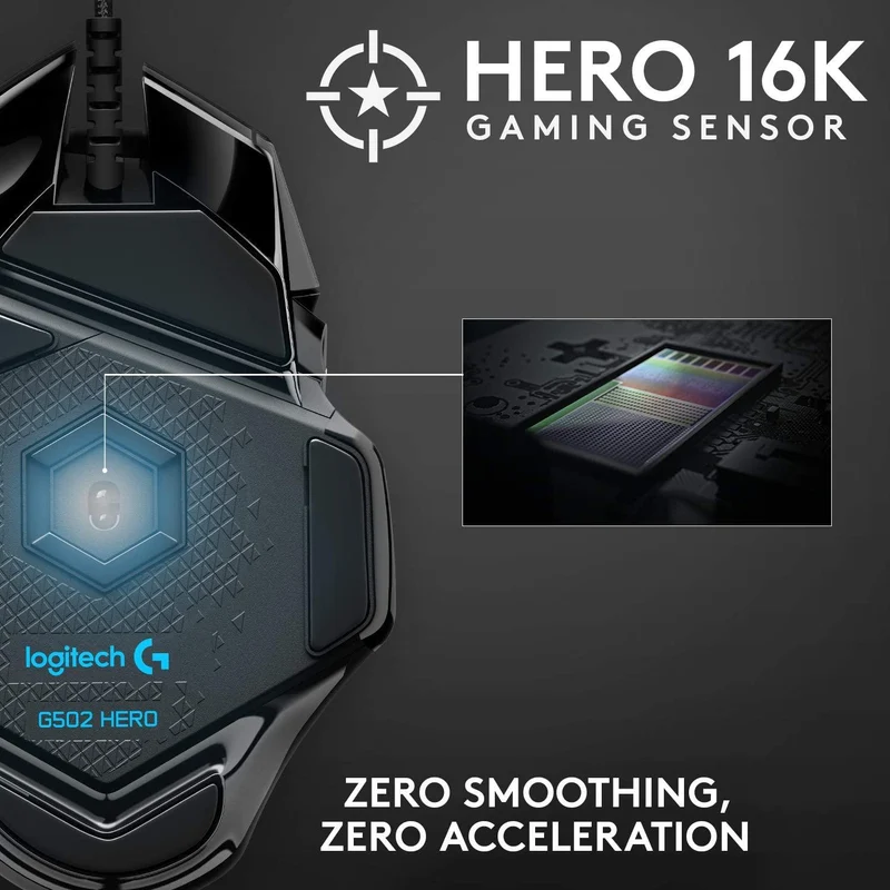 Logitech G502 Hero High Performance Gaming Mouse