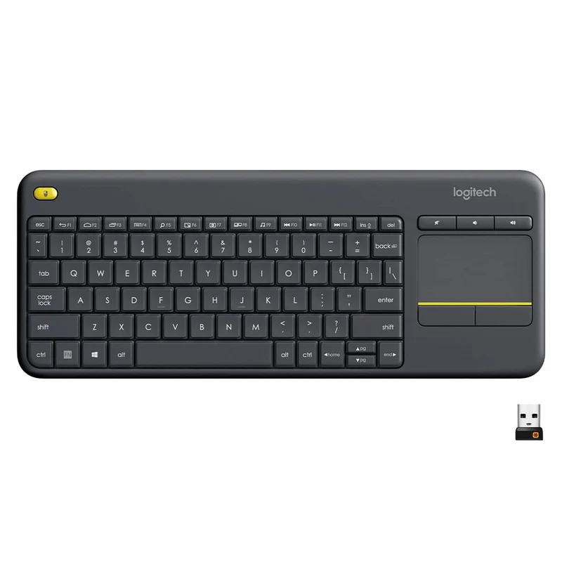 Logitech K400 Plus Tv Wireless Touch Keyboard (Windows/Chrome Os/Android) Black