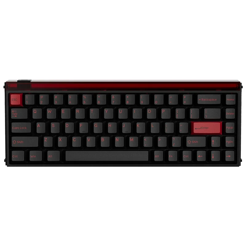 MelGeek MADE68 Ultra DIY Aluminum Alloy Case Magnetic Gaming Keyboard (Electrophoresis White, Anodized Black, Anodized Silver)