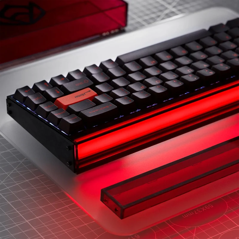 MelGeek MADE68 Ultra DIY Aluminum Alloy Case Magnetic Gaming Keyboard (Electrophoresis White, Anodized Black, Anodized Silver)
