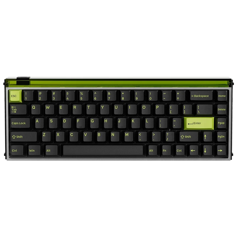 MelGeek MADE68 Ultra DIY Aluminum Alloy Case Magnetic Gaming Keyboard (Electrophoresis White, Anodized Black, Anodized Silver)