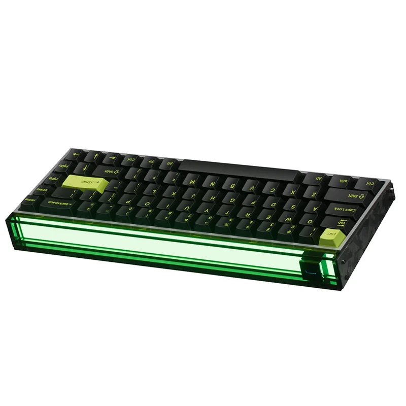 MelGeek MADE68 Ultra DIY Aluminum Alloy Case Magnetic Gaming Keyboard (Electrophoresis White, Anodized Black, Anodized Silver)