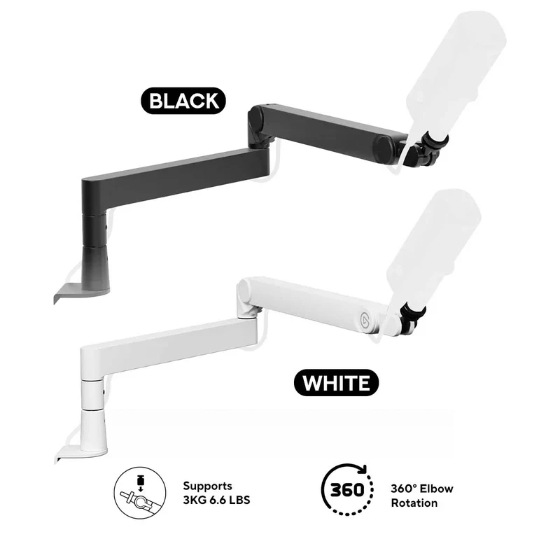 Elgato Wave Mic Arm Pro (Black, White)