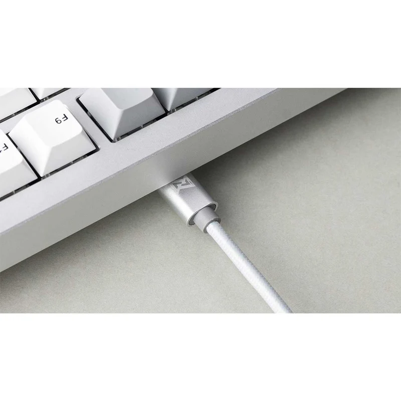 Keychron Lemokey P1 QMK/VIA Fully Assembled with Knob (Pro Version) RGB Backlight Hot-Swappable 75% Custom Gaming Keyboard - Space Silver (Super Red Switch) (P1P-X1)