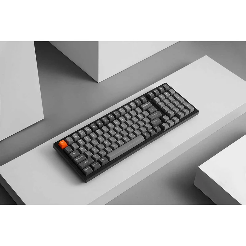Keychron K4 Max QMK Fully Assembled Hot-Swappable RGB Backlight 96% Wireless Mechanical Keyboard - Black (Super Red Switch, uper Brown Switch, Super Banana Switch) (K4M-H1, K4M-H3, K4M-H4)