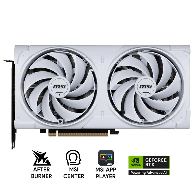 MSI GeForce RTX 5070 12GB Ventus 2X OC Graphics Card (White)