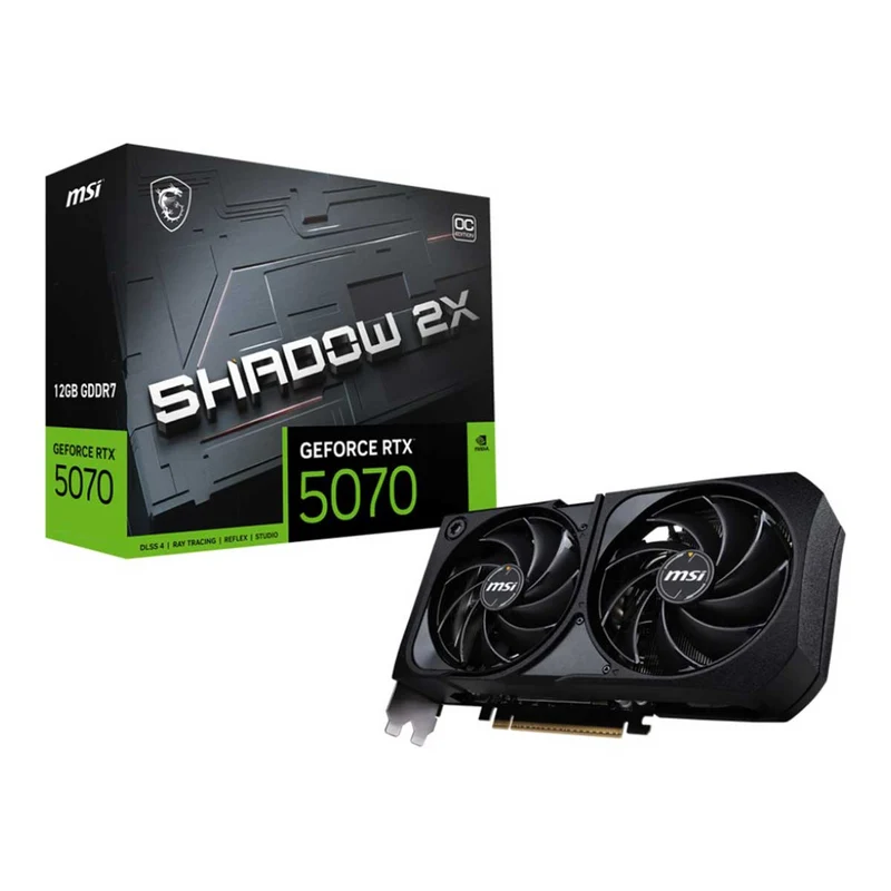 MSI GeForce RTX 5070 12GB Shadow 2X OC Graphics Card