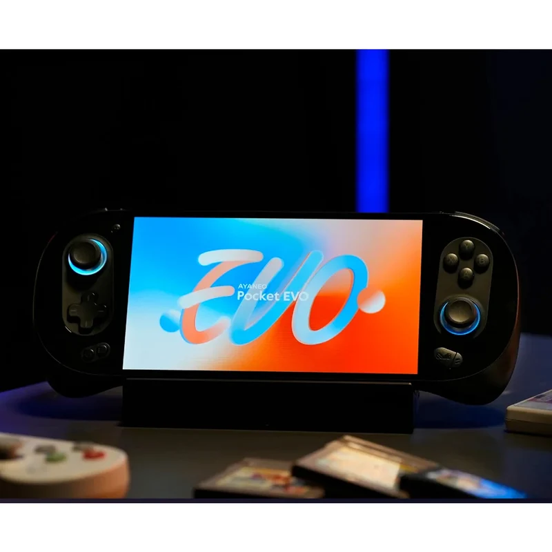 Ayaneo Pocket EVO Qualcomm Snapdragon G3x Gen2 12GB + 256GB 7" 1080P OLED 165Hz High-Refresh Screen Handheld Gaming Console + Ayaneo Pocket EVO Protection Case + Ayaneo Pocket EVO HD Tempered Film (Starry Black, Sky White)