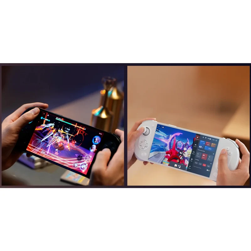 Ayaneo Pocket EVO Qualcomm Snapdragon G3x Gen2 12GB + 256GB 7" 1080P OLED 165Hz High-Refresh Screen Handheld Gaming Console + Ayaneo Pocket EVO Protection Case + Ayaneo Pocket EVO HD Tempered Film (Starry Black, Sky White)