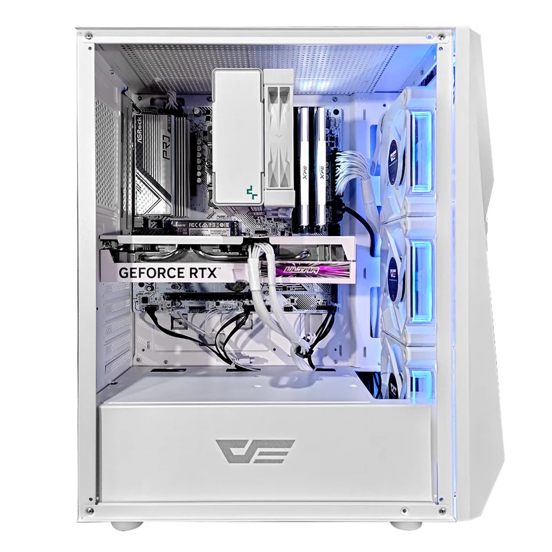 Sigma DK150 Luxury White Desktop Gaming PC | AMD Ryzen 5 5500 | 16GB RAM | 500GB SSD | RTX 4060 | Windows 11 Pro